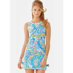 Lilly Pulitzer Blue and Pink Paisley Dress